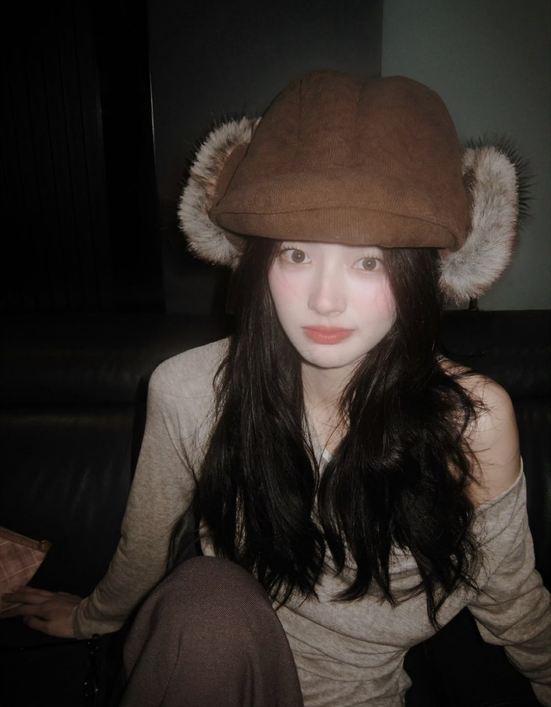 徐若晗你这个帽子怎么像光头强的呀，宝宝好萌！