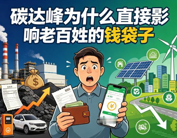 十五五碳达峰方案落地！买车、找工作、买房全变天，普通人别踩坑
 一提碳达峰，很多