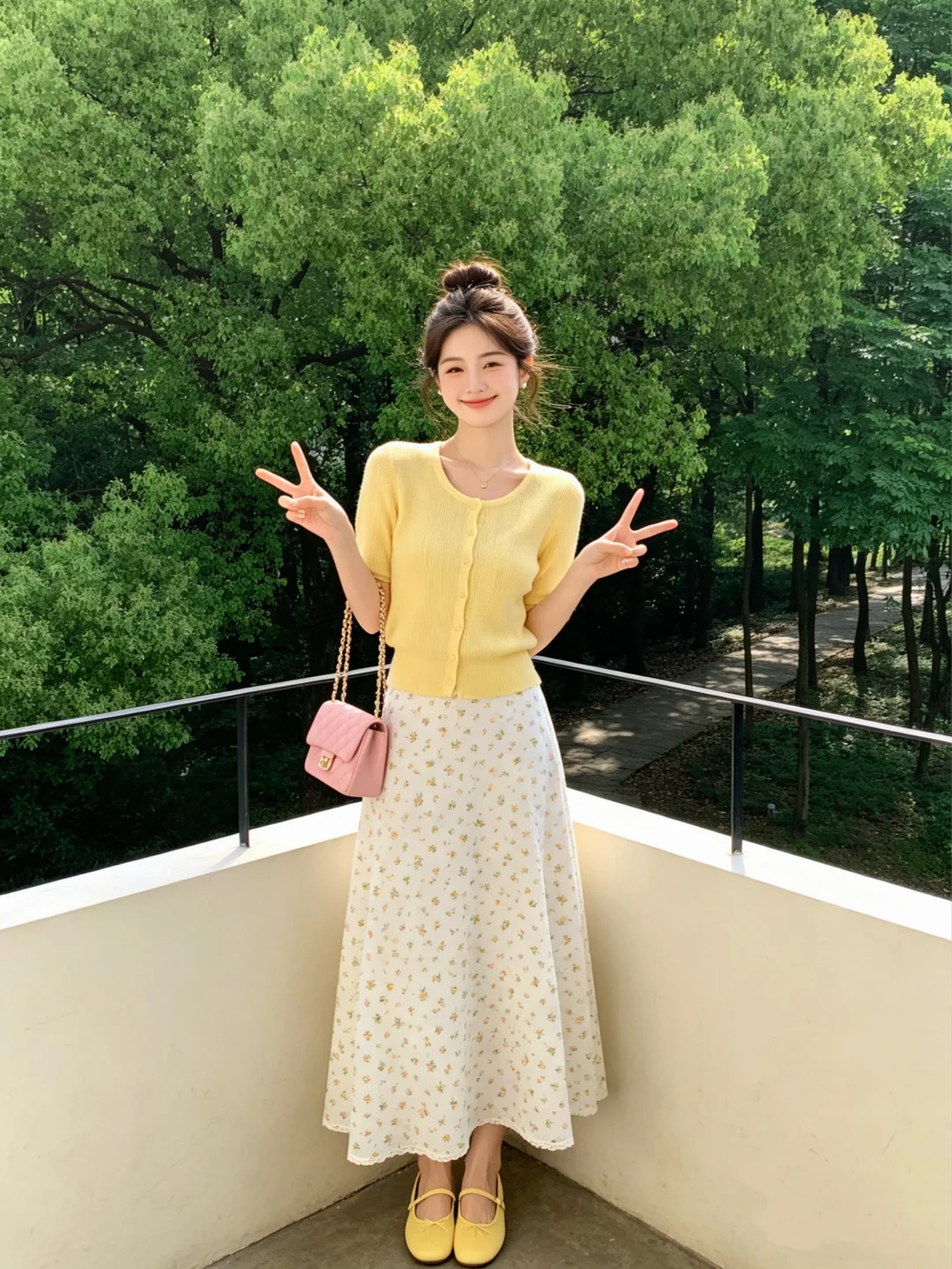 碎花裙穿搭｜配色好温柔呀～