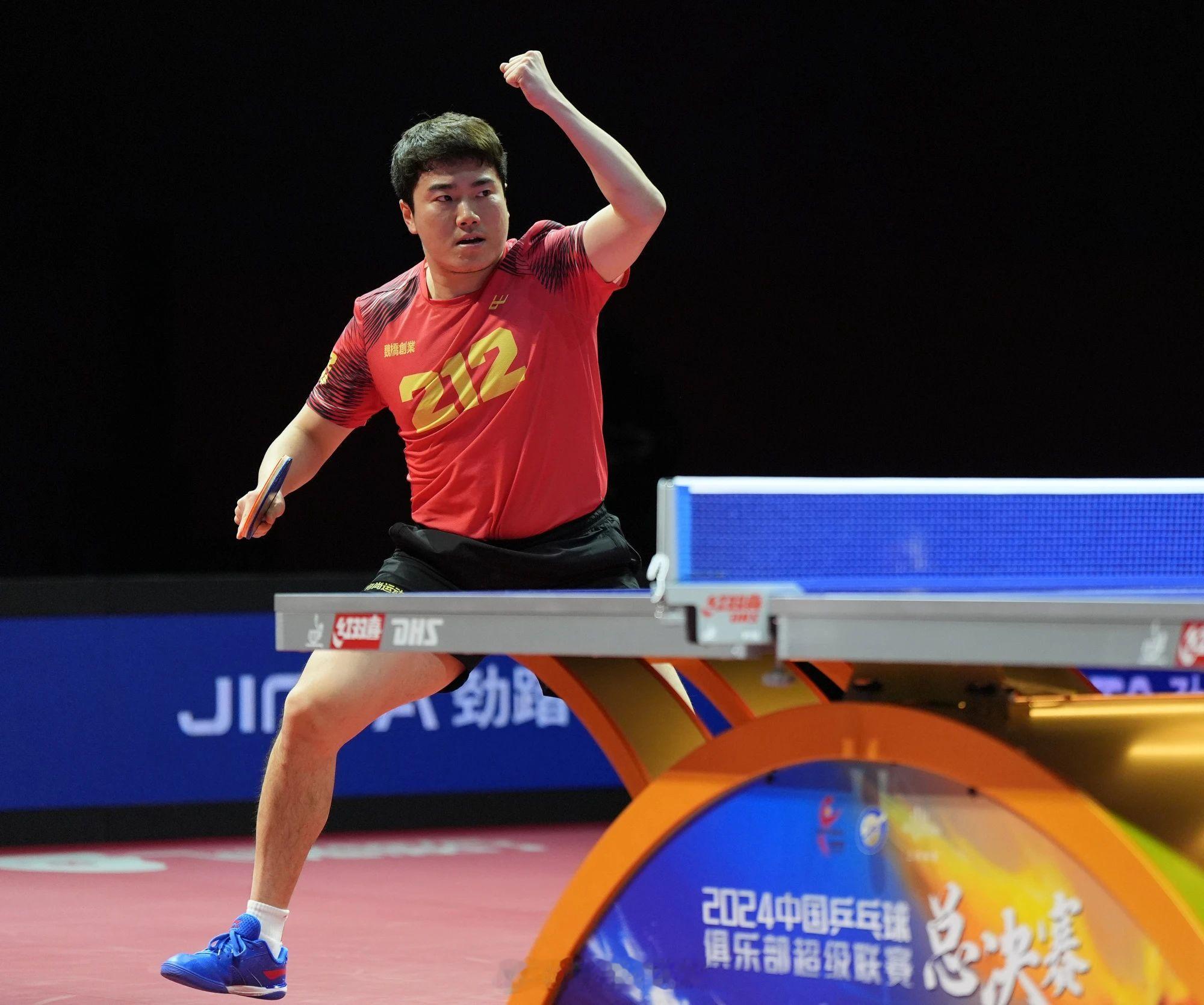 2024乒超联赛  落幕，山东魏桥夺得男团冠军。梁靖崑在决赛里单双打贡献2分，赛