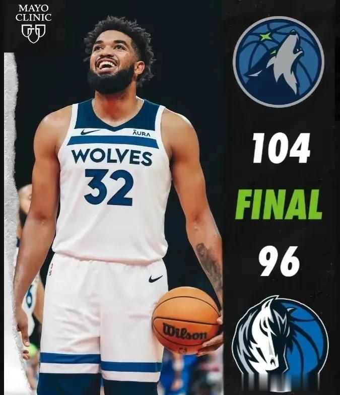 #独行侠森林狼# 
北京时间10月8日NBA季前赛第二场独行侠队96：104遭遇