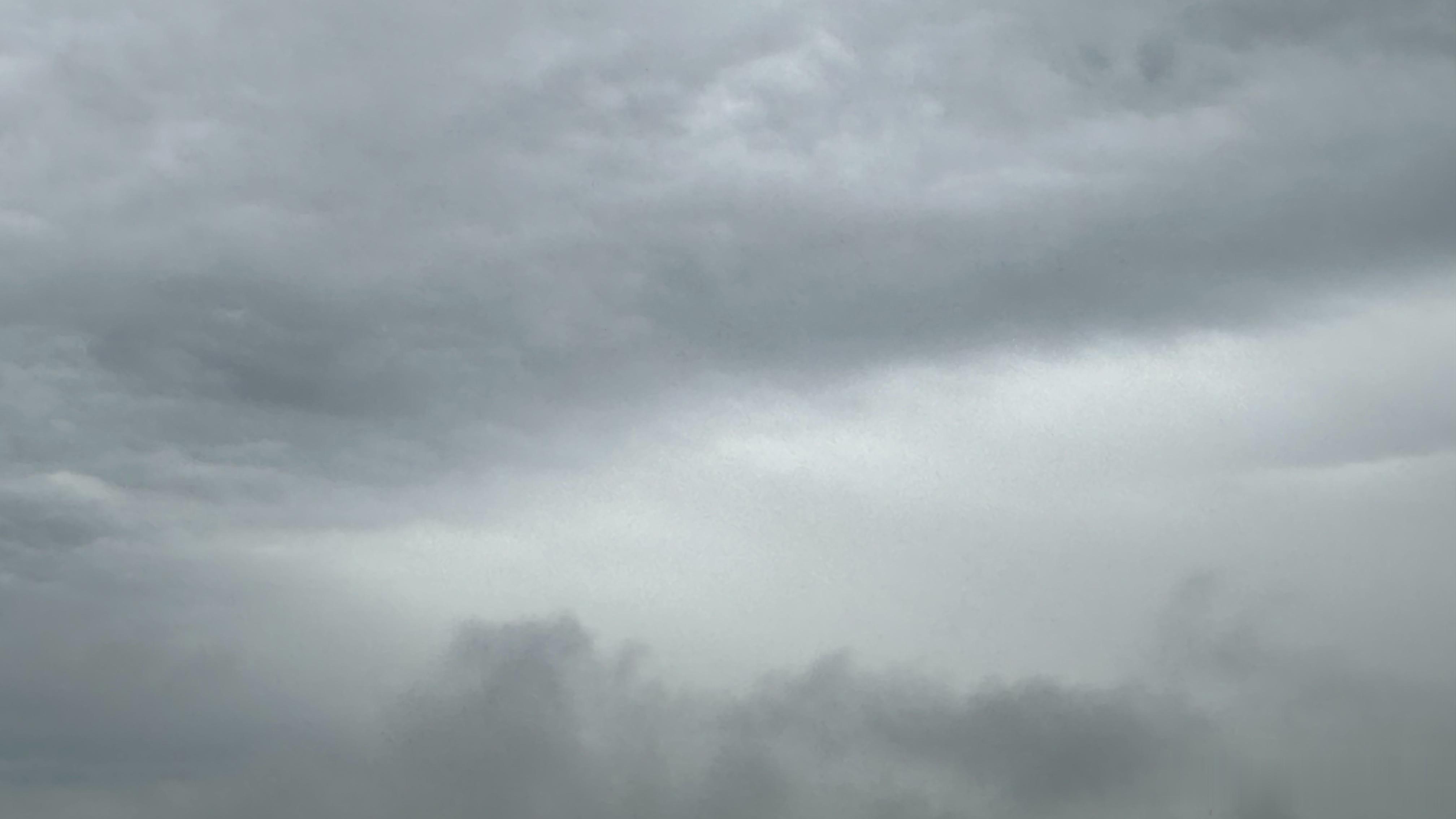 6:05 愁云淡淡雨潇潇。         暮暮复朝朝。与火星第一猫一起早起看日