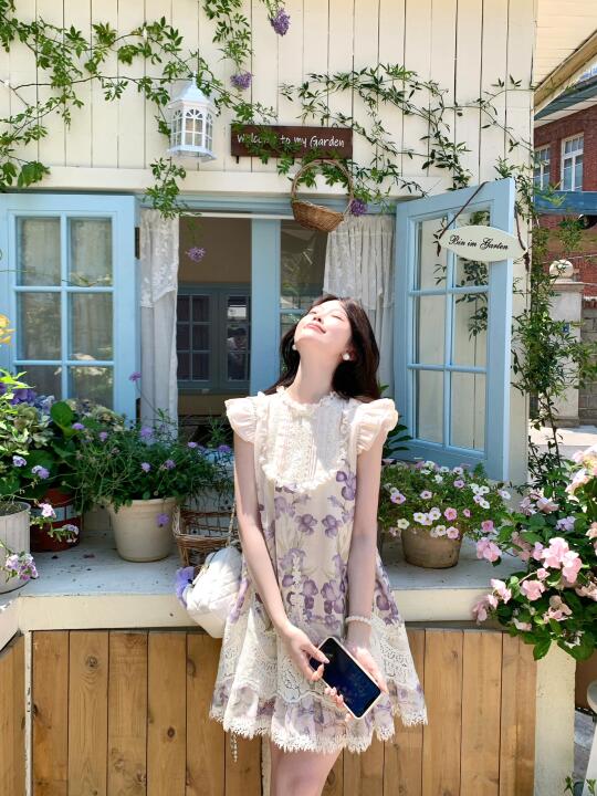 💜夏日氛围感穿搭｜紫花小裙裙美到失语！