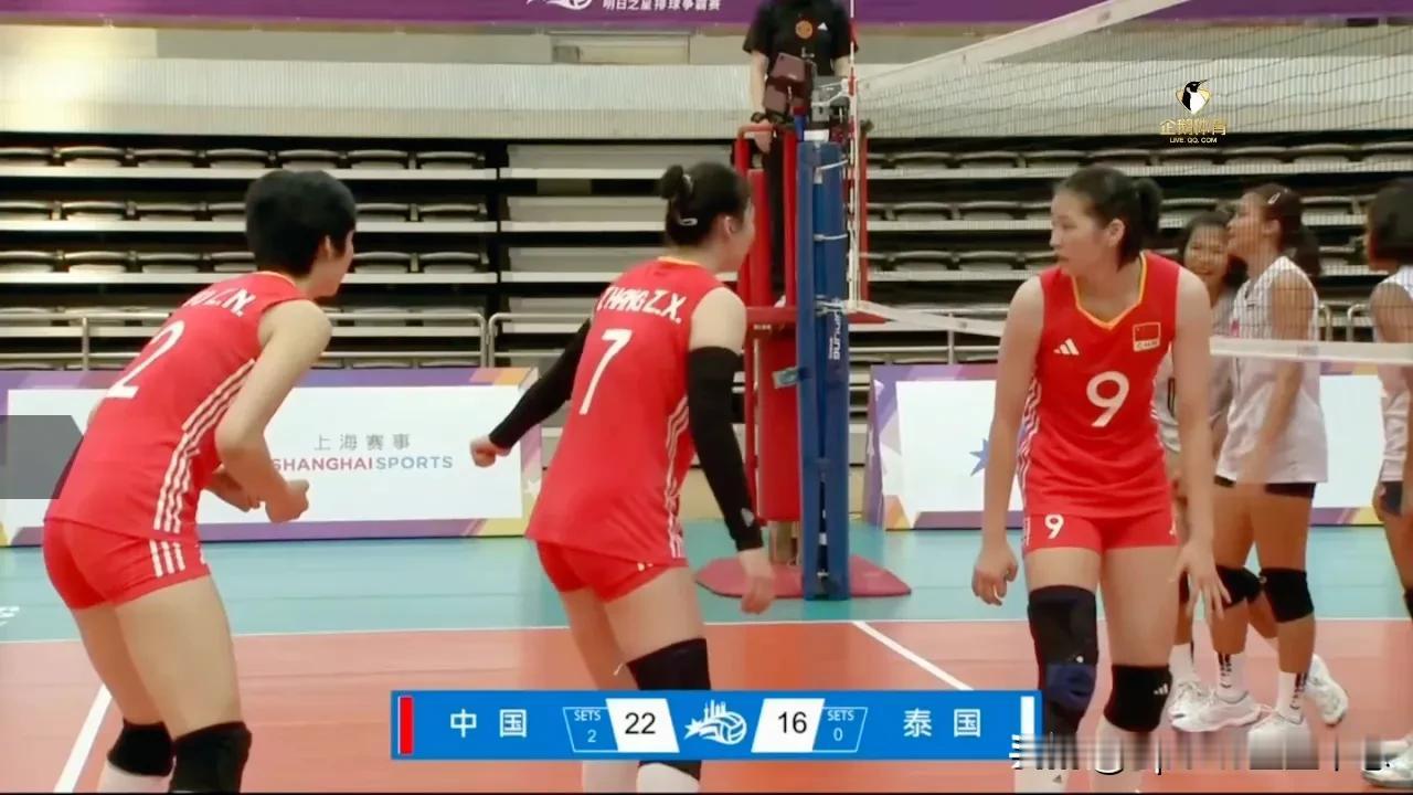 2024上海明日之星排球争霸赛最新赛况，中国U17女排战胜泰国队。
7月23日
