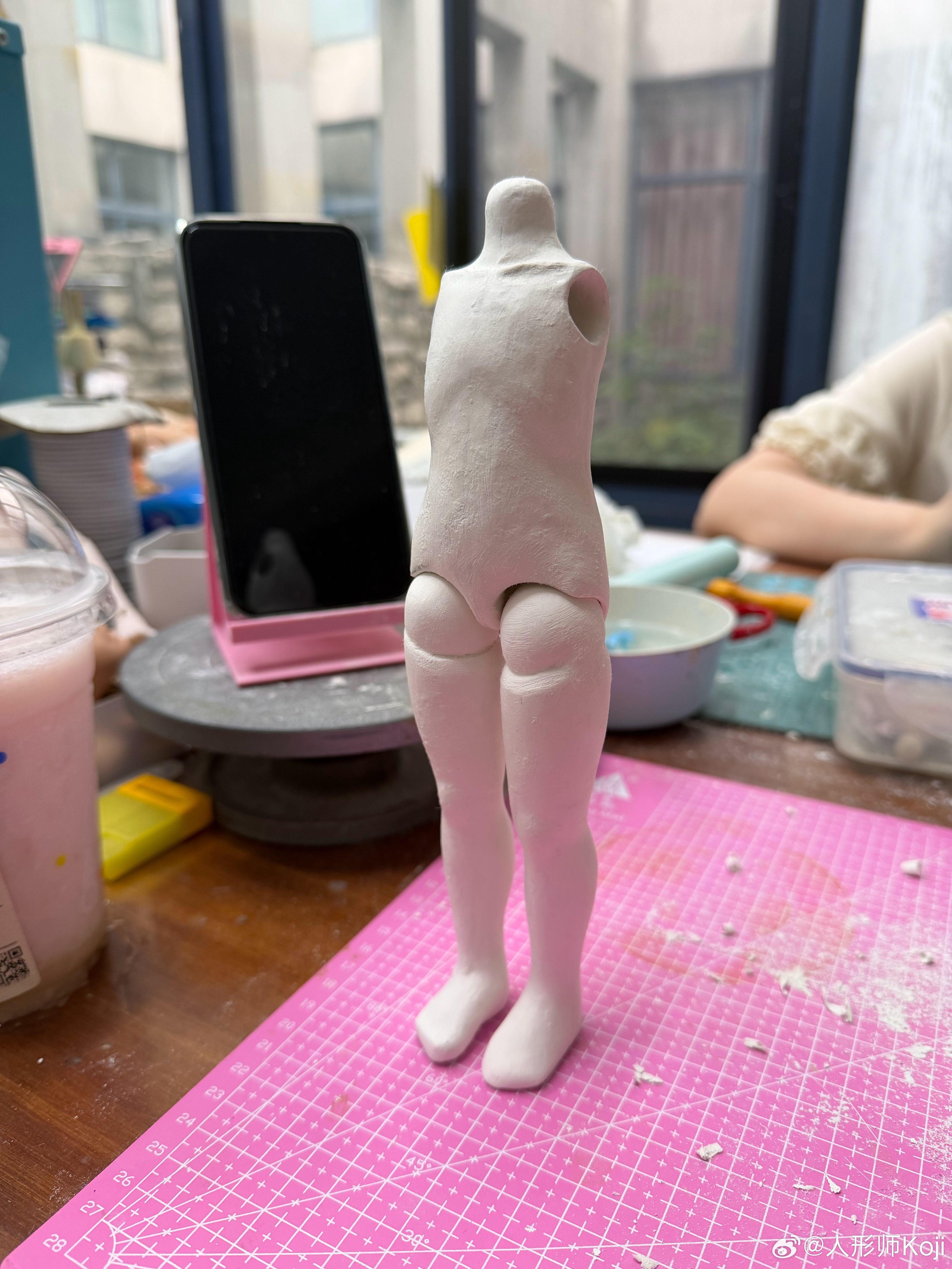 自制bjd  今日上课。 kreuz自制人形教室