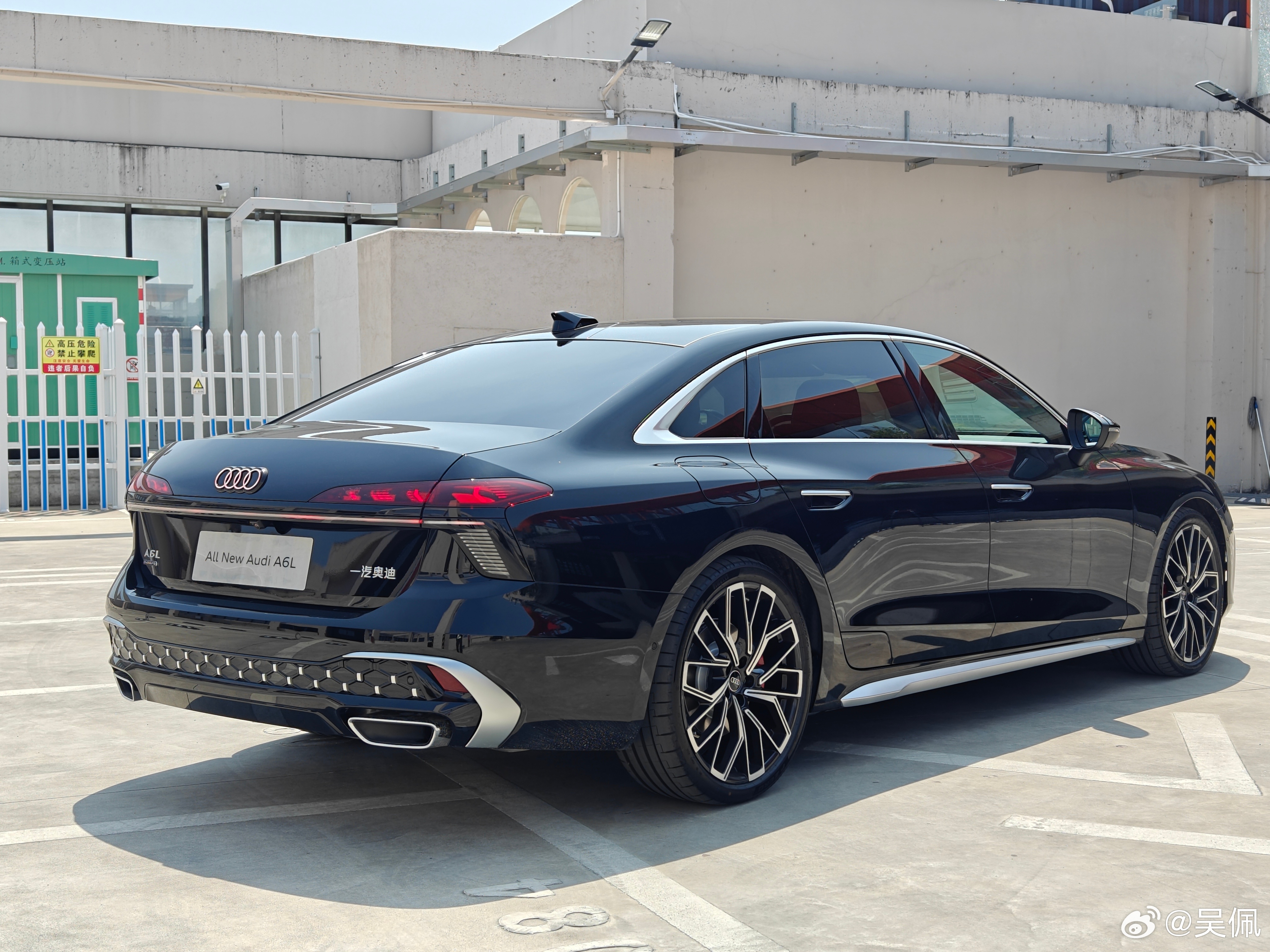 全新奥迪A6L，实车比图片看起来好一点。大V聊车
