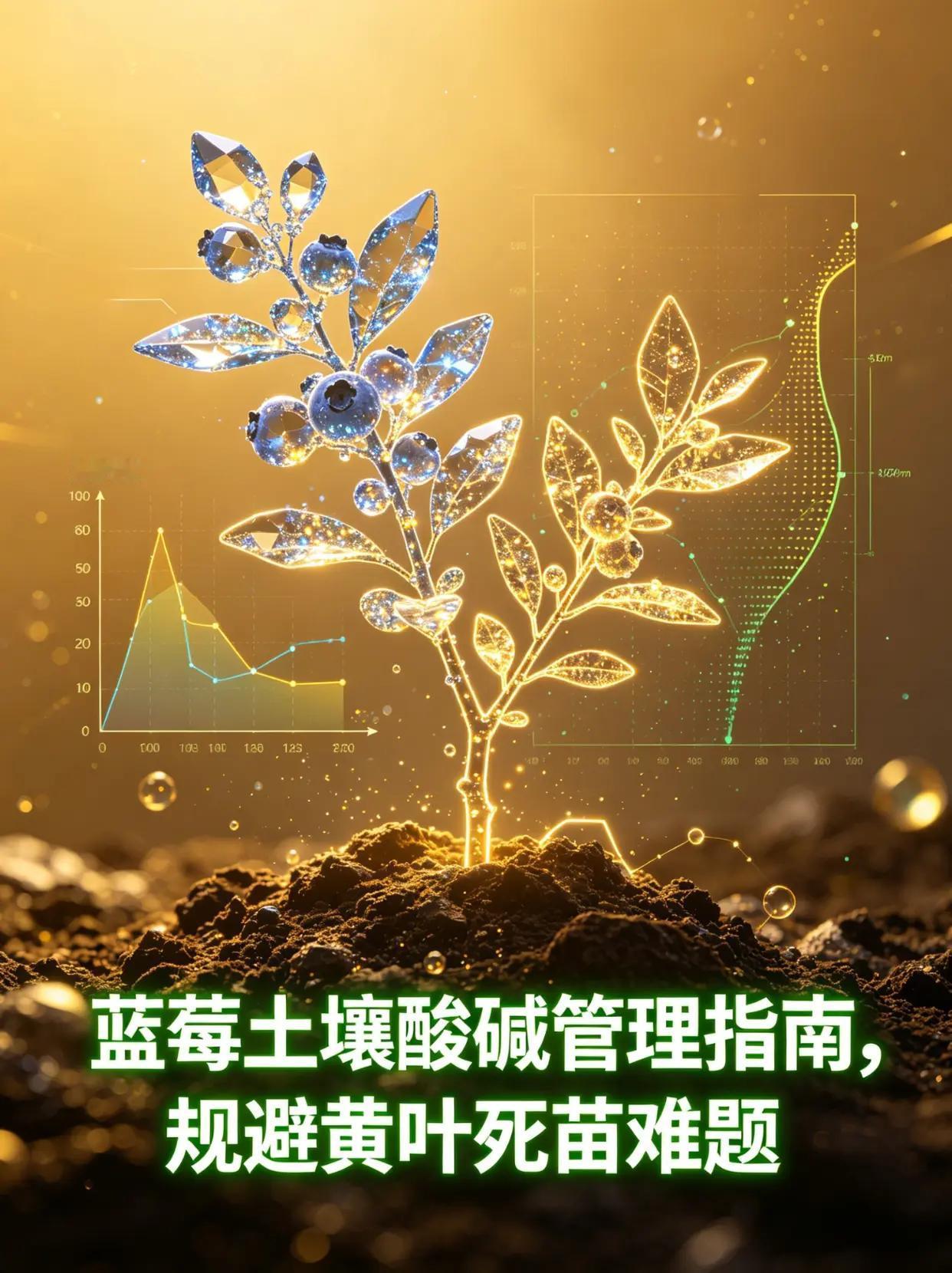蓝莓土壤酸碱管理指南，规避黄叶死苗难题。蓝莓种植 土壤酸碱 黄叶