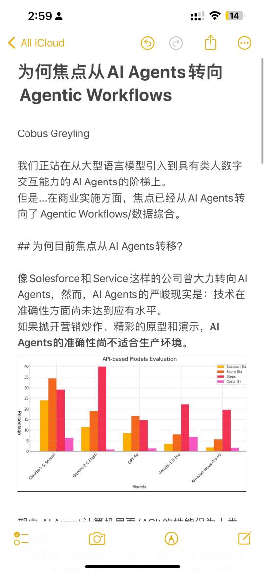 为什么关注点从AI Agents到AgenticWorkflow