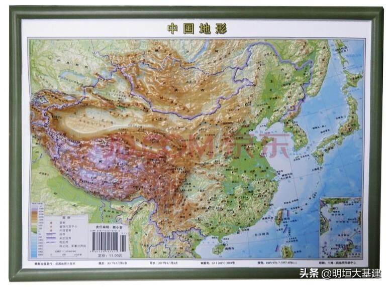 看中国3D地图：大地之脊，山河入画！

你见过立体地图吗？

当中国3D实景图在
