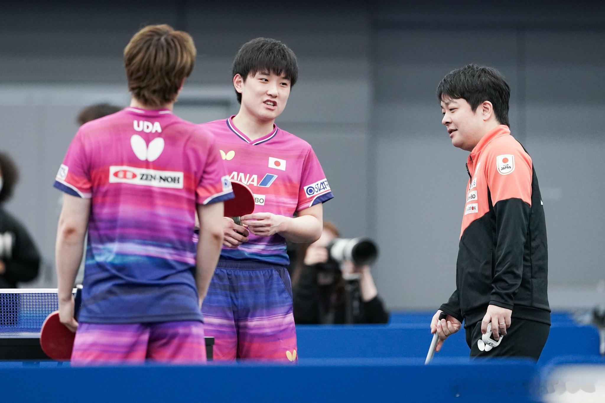 ITTF伦敦世乒赛2026张本智和 训练照。Cr: JTTA  