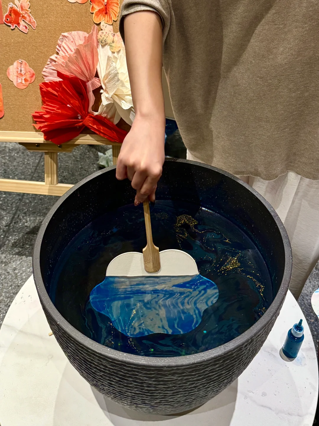 还得是天津！吃氛围感涮肉还🆓diy人生漆扇