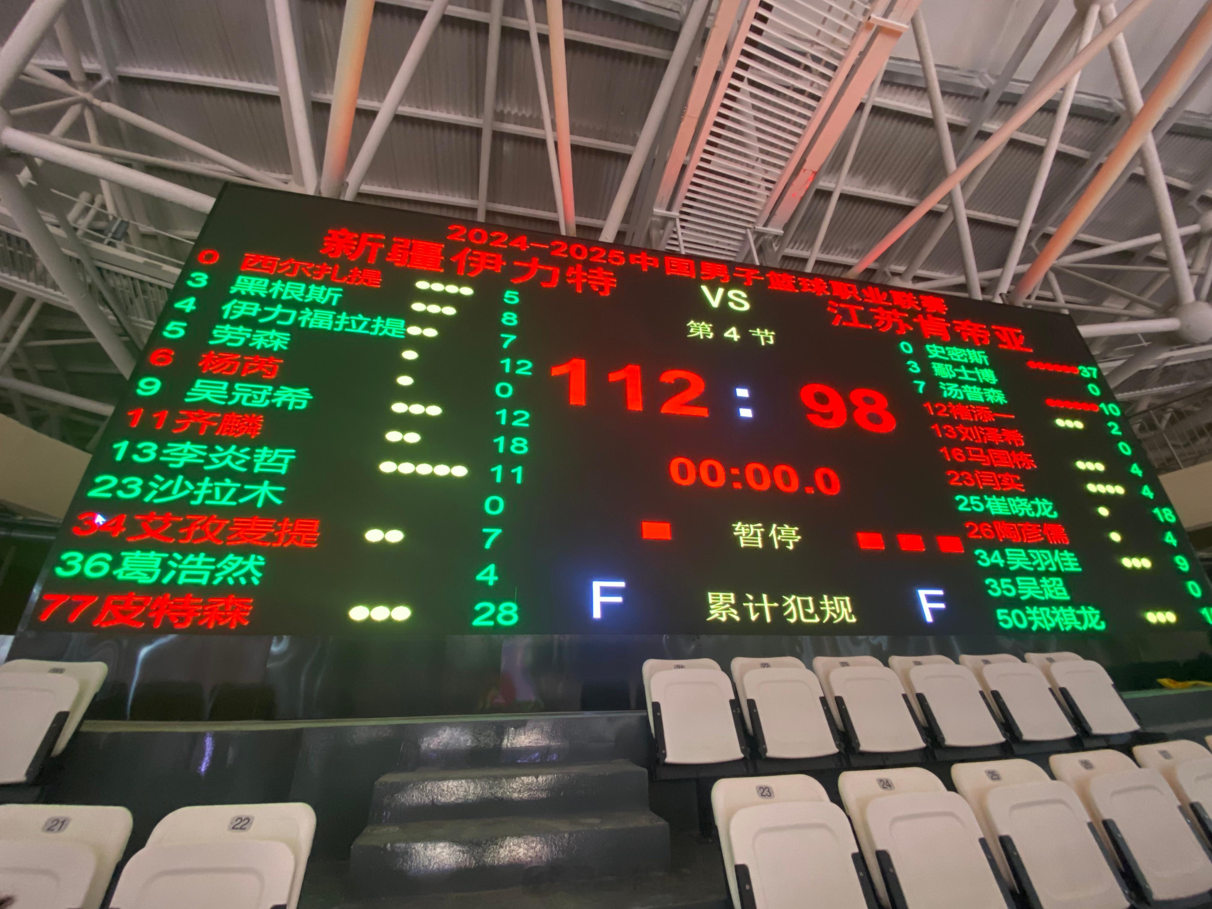 新疆112-98战胜江苏，获得新赛季首战胜利！鹏友们可以带话题 #CBA30年祝