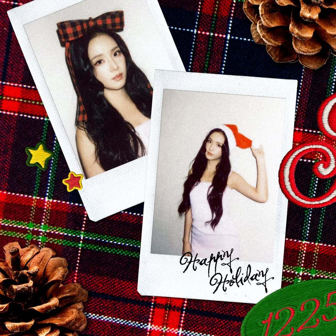 251224 Jisoo更新 🎄🐰“节日快乐，祝你有个幸福温暖的一天❤️”今