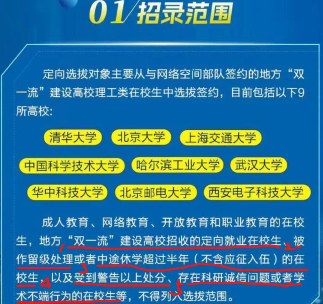 网络空间部队直招军官及定向选拔的海报引热议！
“9.3”阅兵后，部队相继发布了直