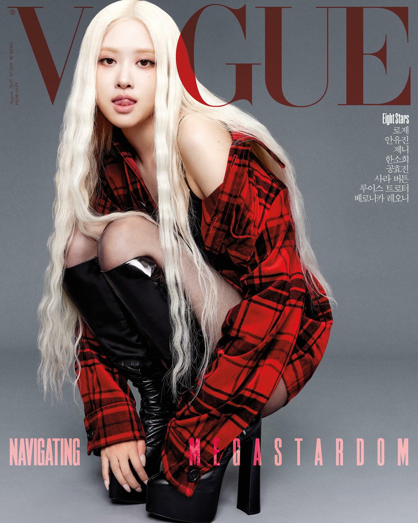 ROSÉ朴彩英超美登上韩国《VOGUE》封面美图大赏！！！[舔屏][色][憧憬]
