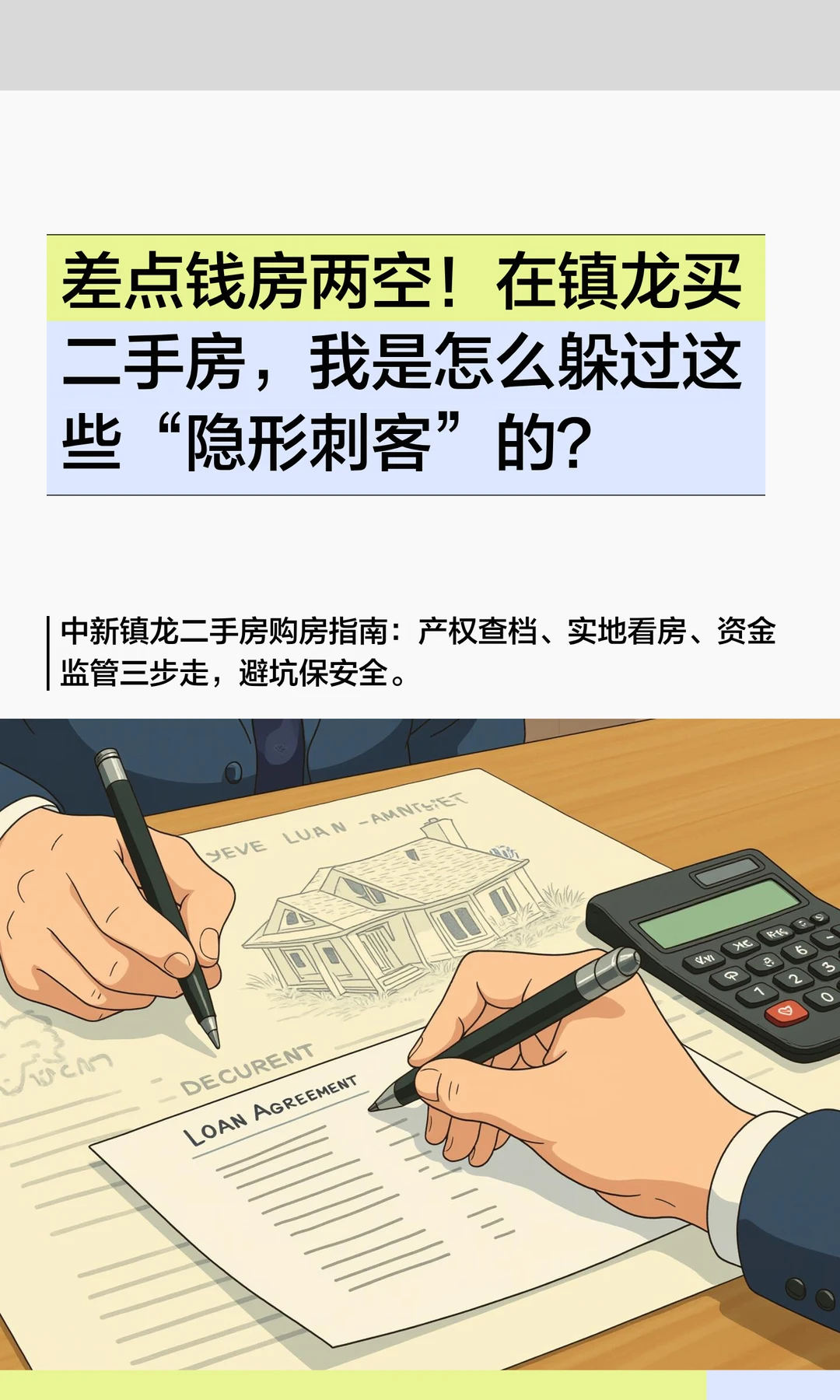 差点钱房两空！在镇龙买二手房，我是怎么躲
