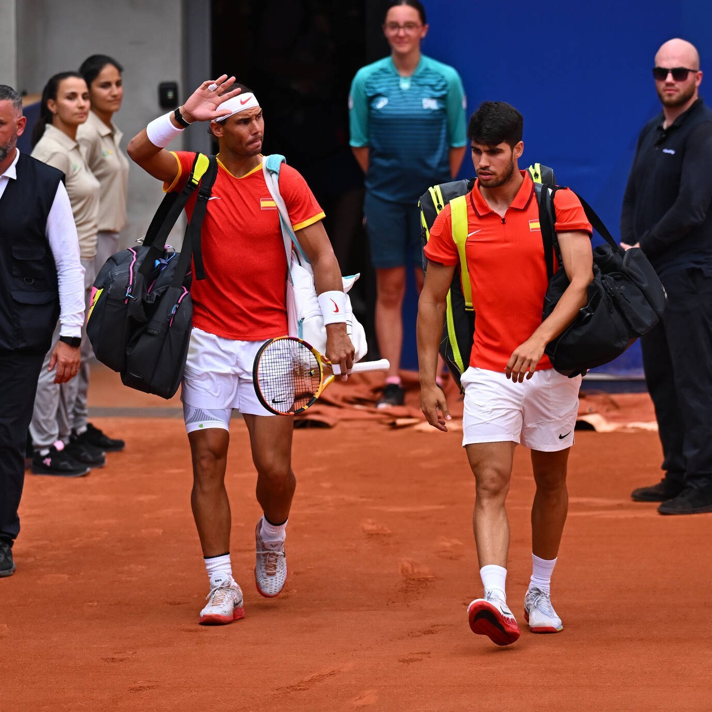 【纳达尔/阿卡挺进男双八强🔥】巴黎奥运会男双第二轮焦点战，纳达尔/阿尔卡拉斯经