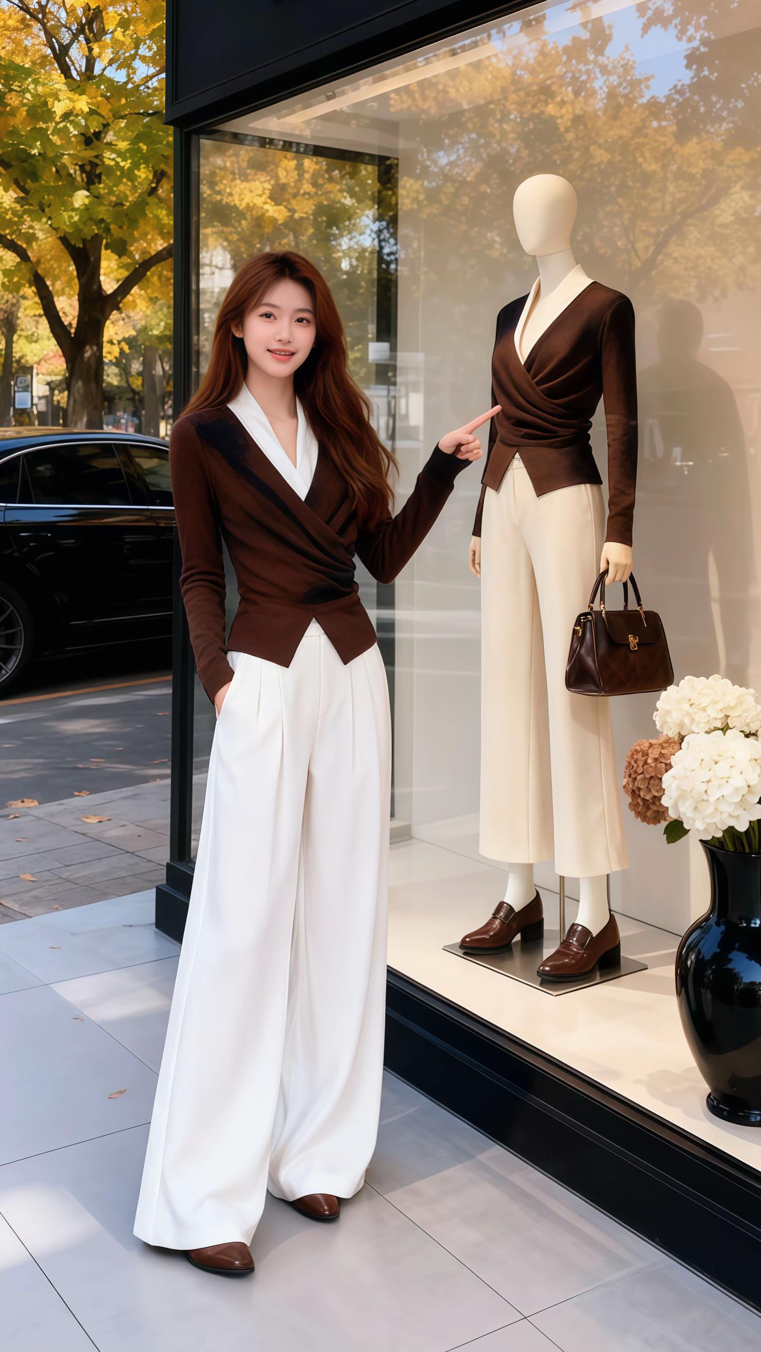 慵懒风穿搭 气质优雅穿搭 韩系女高 这也太好看了 时尚休闲穿搭