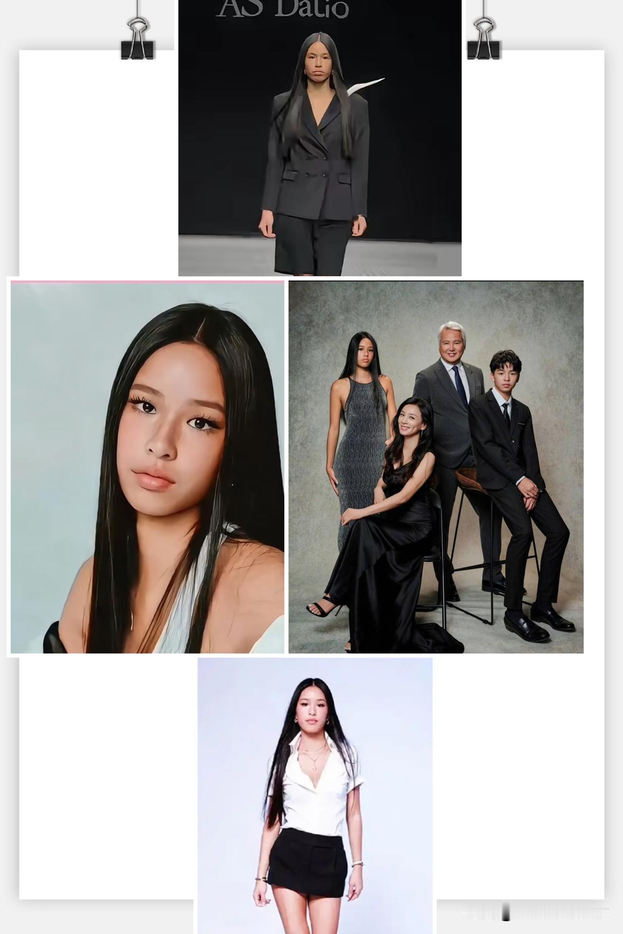 当年全网对着张庭女儿那张脸冷嘲热讽，说她浪费了父母基因，简直是“完美避开优点”。