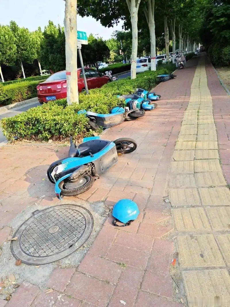 共享单车  为何总是被人为破坏？天气不冷不热，骑个电动单车上街，既省了油费，也享