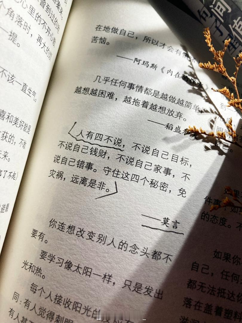 读完受益匪浅，莫言老师人间清醒 