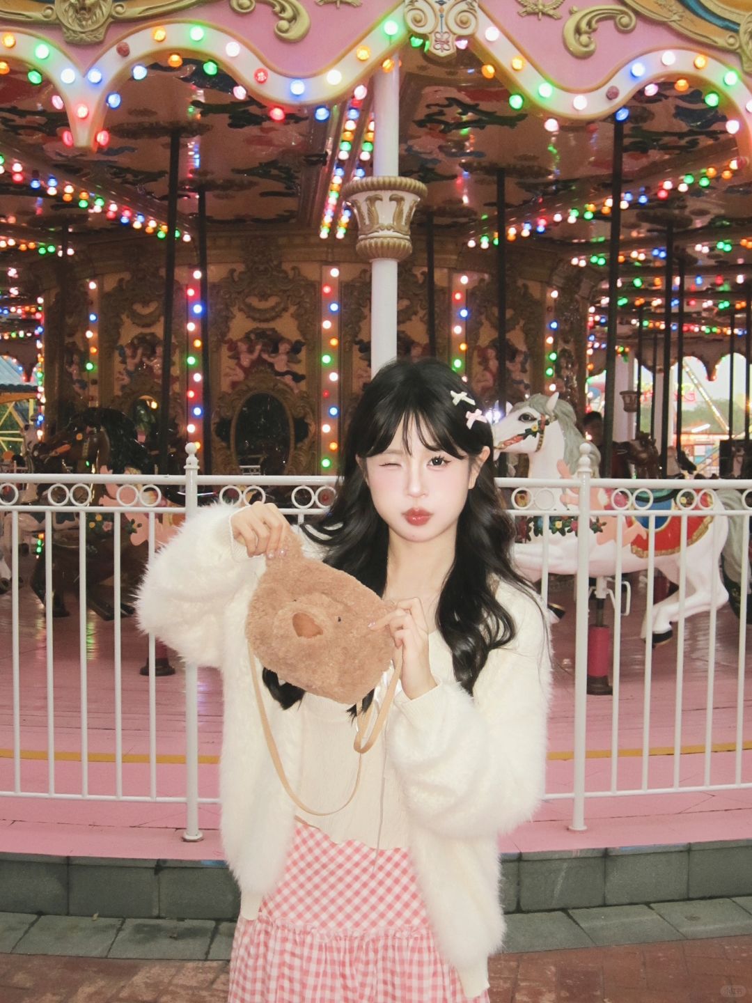 游乐园甜心拍照大法𓂂𓏸🎀好出片!!速速来学