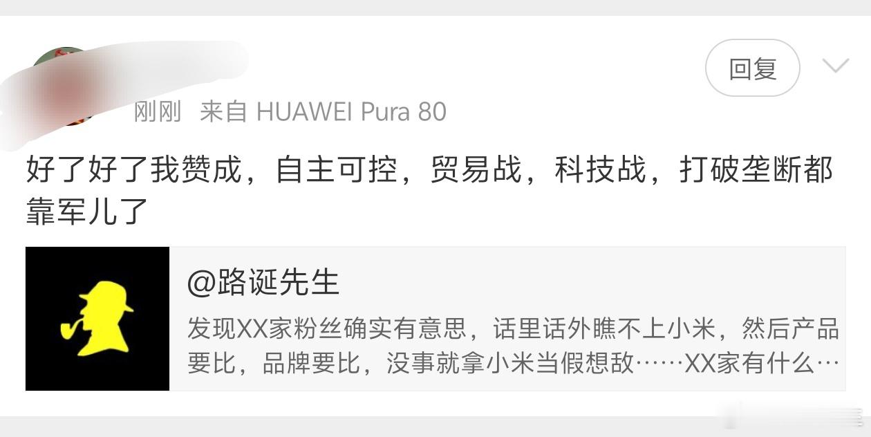 我们能硬抗贸易战、科技战，并逐渐做到技术自主可控，是国家的强大，是千千万万的中国