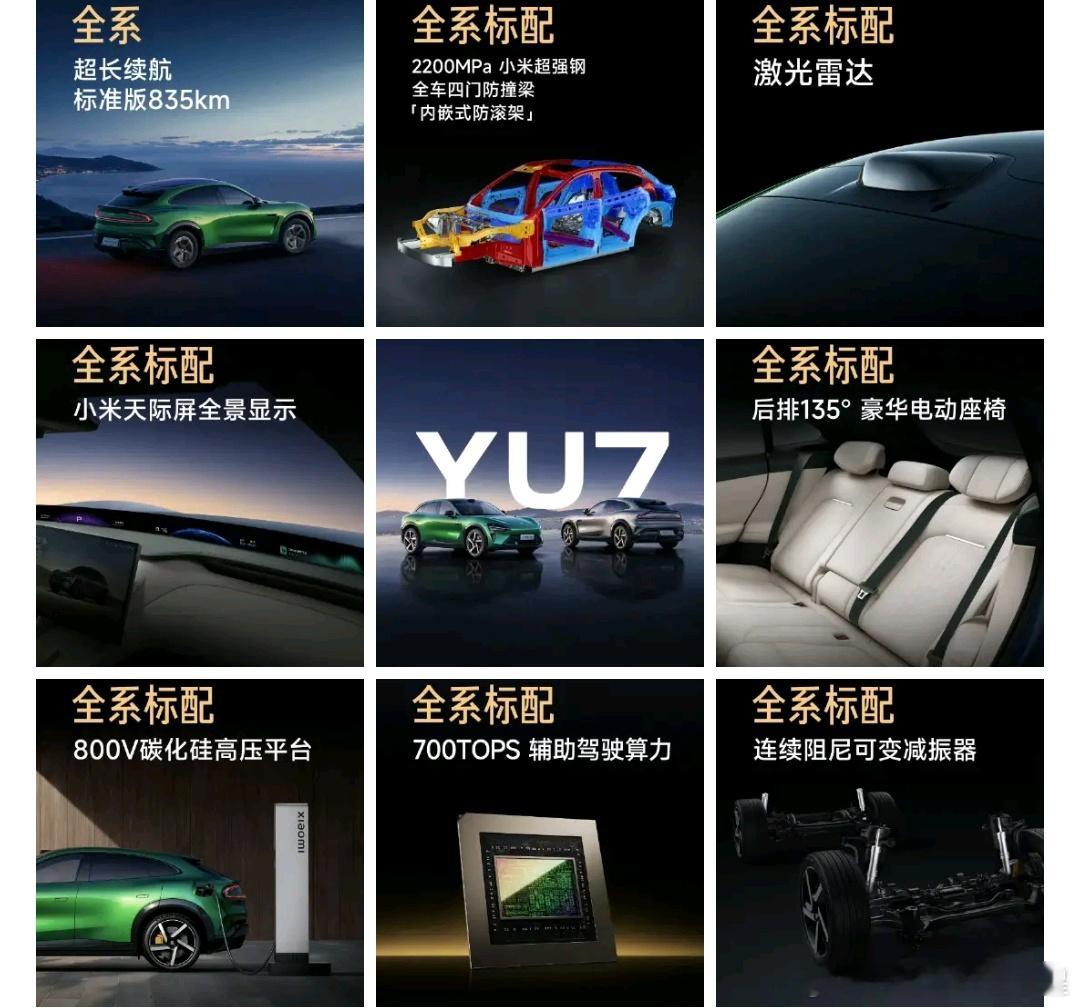 大v聊车我和汽车的日常小米yu7岚图free+ 如果把这两个图结合在一起看暂且不