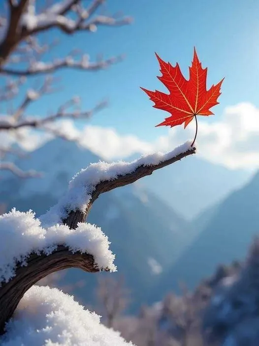 美图欣赏——初雪遇立冬 - 冬日的初见