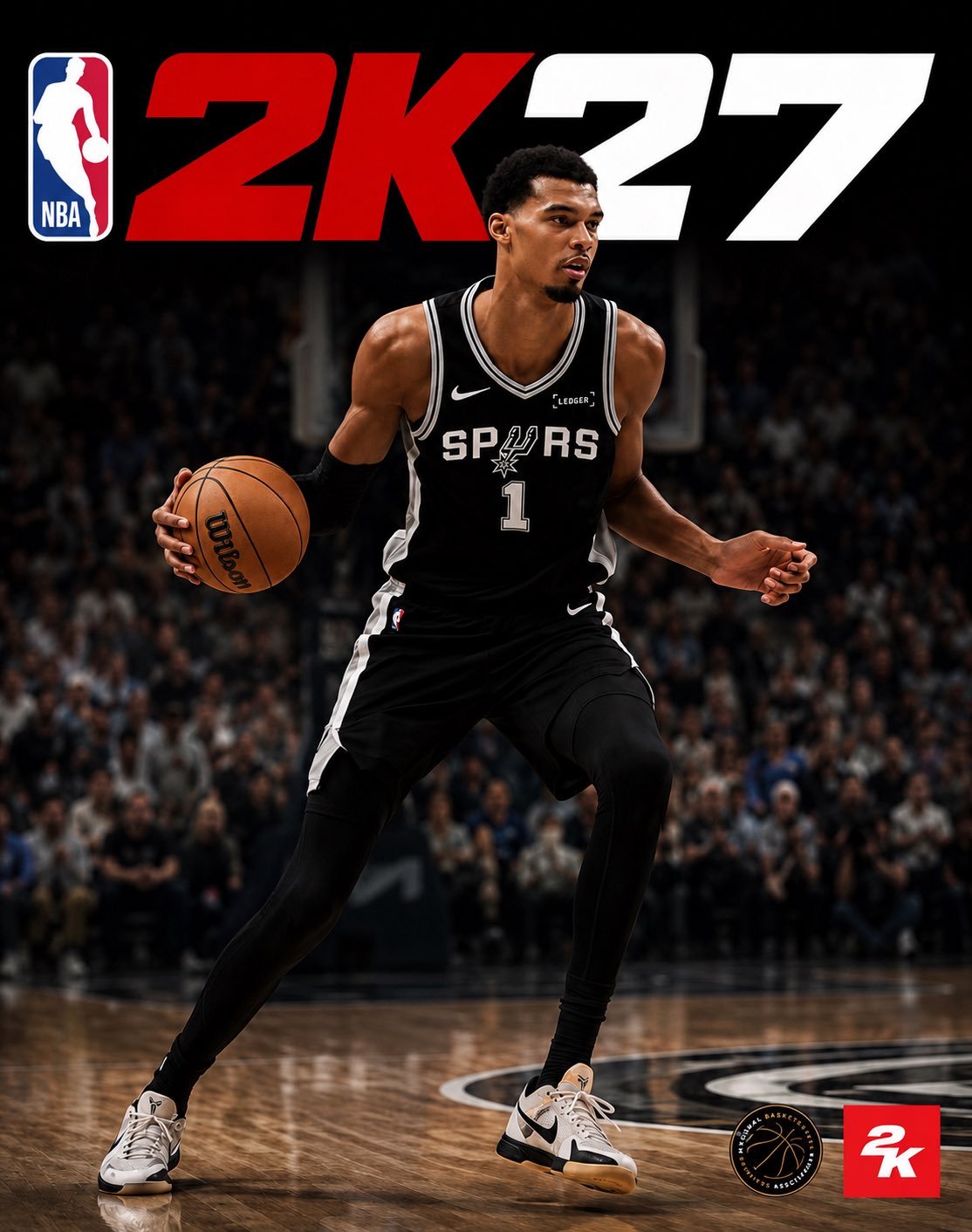 NBA 2K官方宣布，马刺队中锋维克托·文班亚马将成为NBA 2K27标准版封面