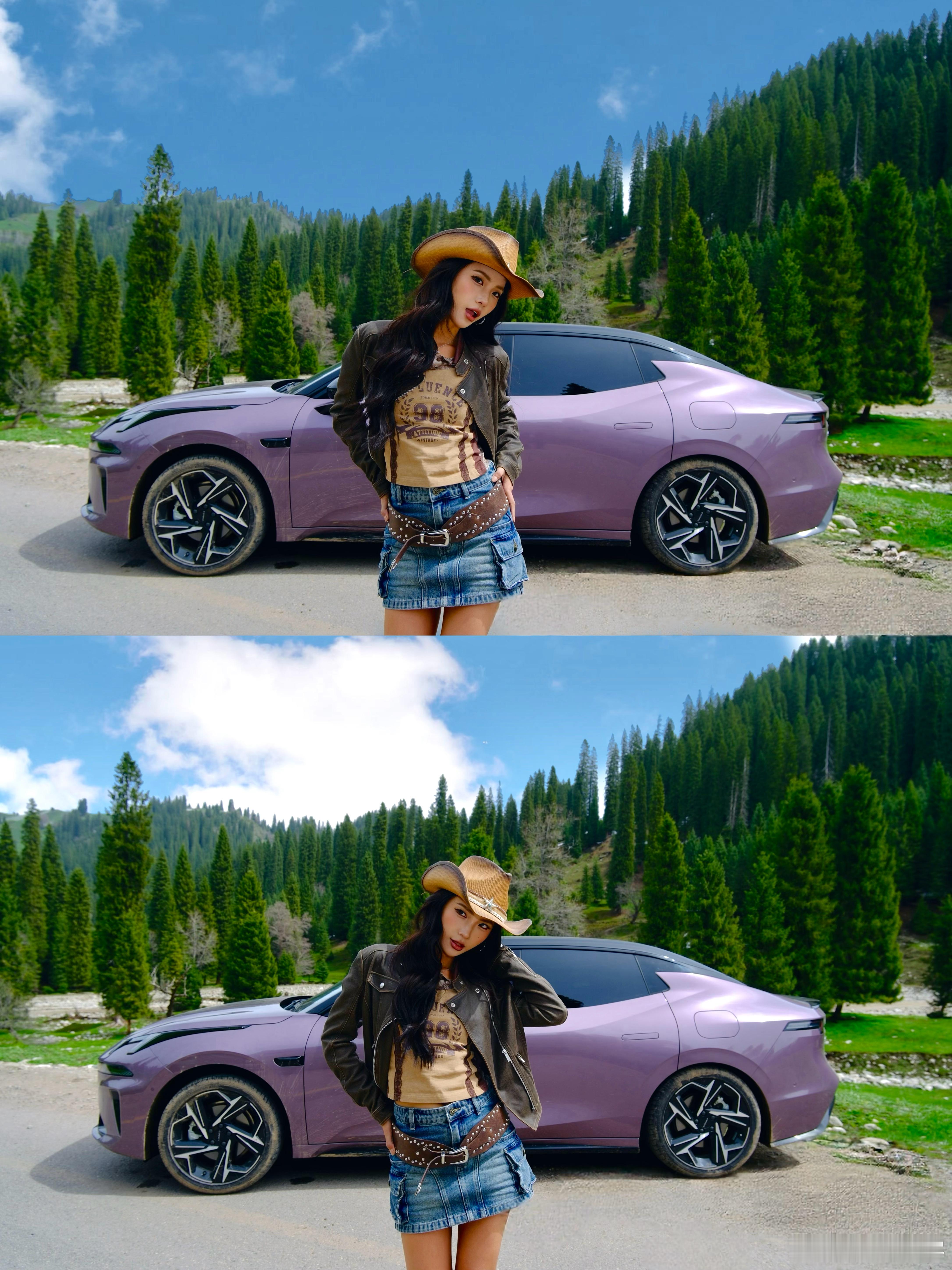 Open Road 🚗阳光与旷野公路沉浸式感受新疆的日光暴击🌞放肆拍照，自然