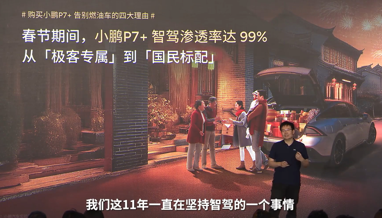 小鹏P7+ 全系标配的图灵AI高阶智驾确实有点东西，春节期间，小鹏P7+的智驾渗