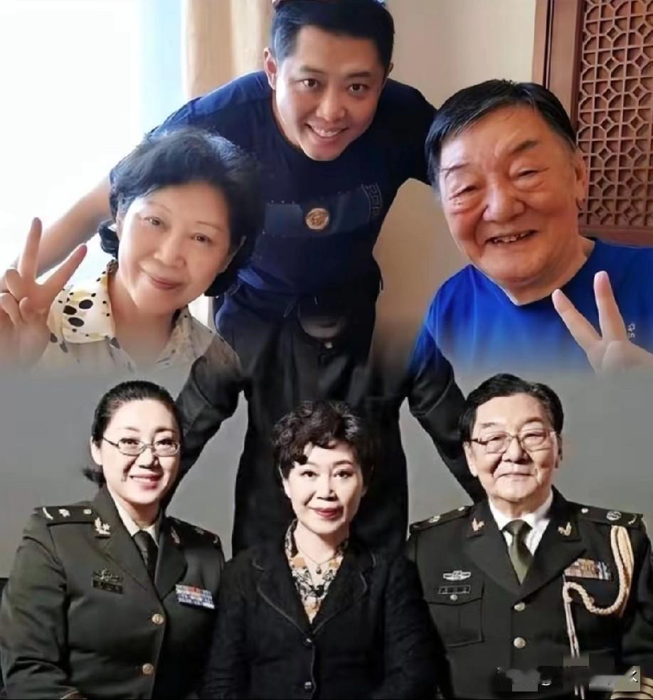 这张全家福，看得我直咂嘴。

翟俊杰，八一厂的大导演；发妻张春如做编辑，老两口恩