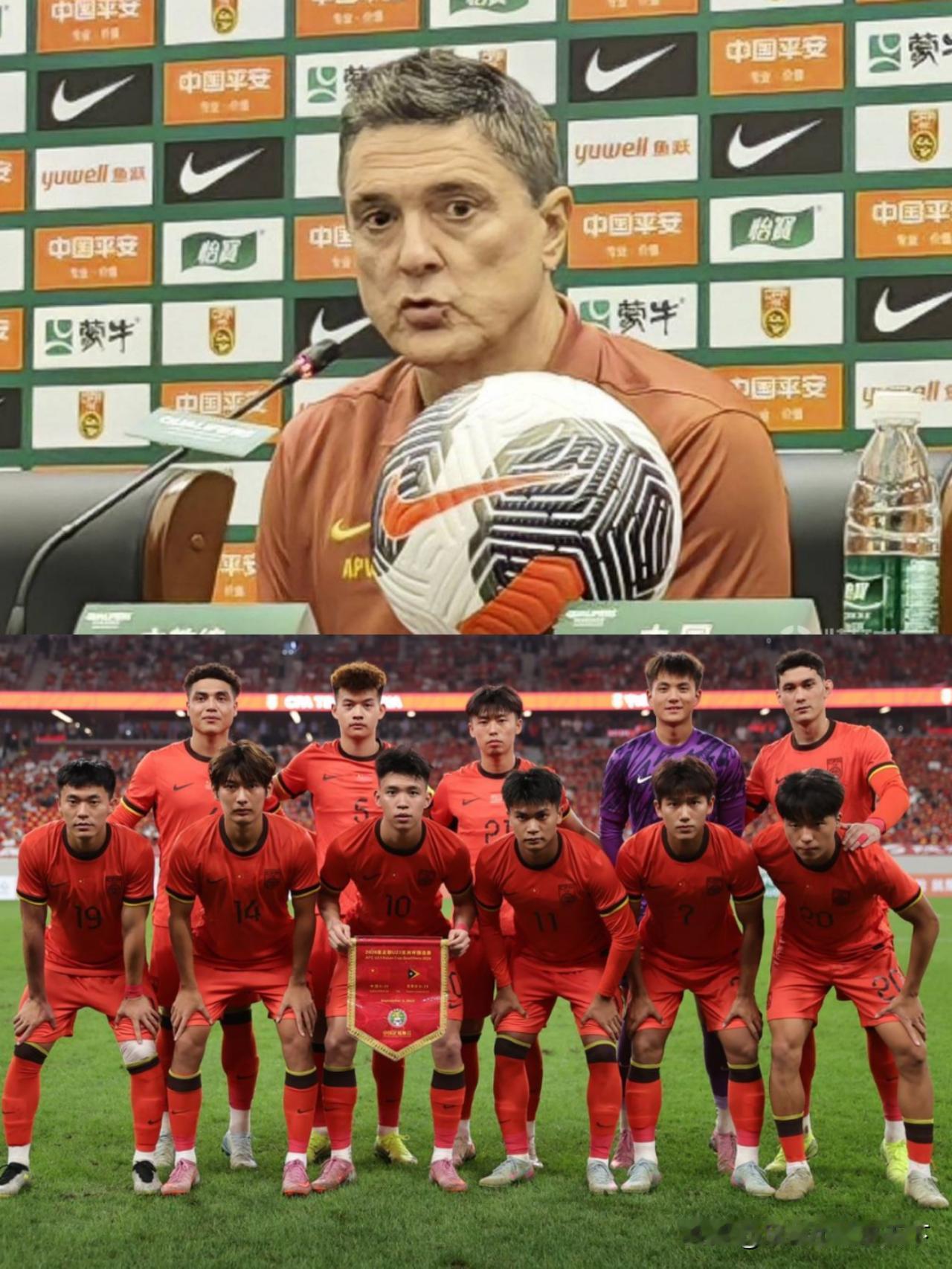 这支国足U23也就王钰栋、拜合拉木、蒯纪闻和门将李昊像个职业球员，其他的全都像不