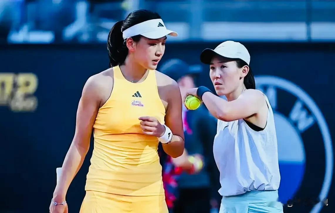 王欣瑜/郑赛赛一路杀入WTA500柏林站女双决赛，并最终拿到两人合作以来的第一个