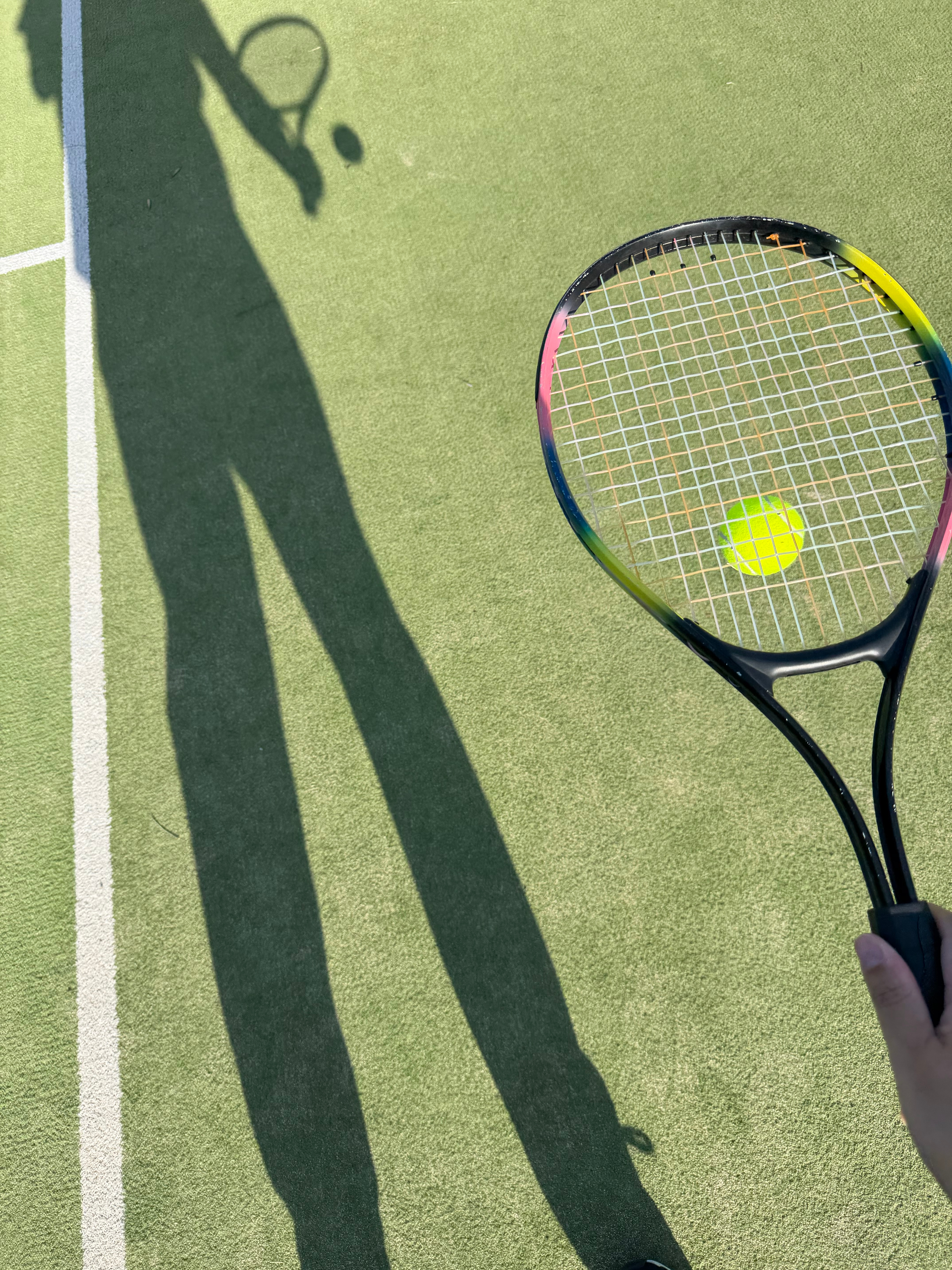 网球场免费的，烧饭了