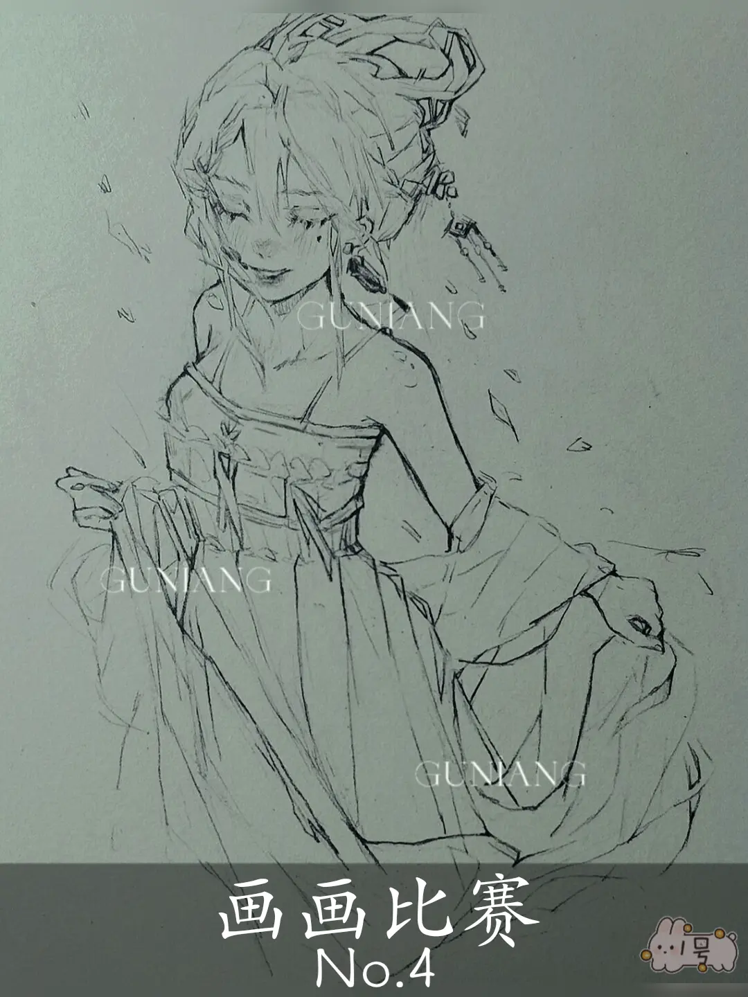 画画比赛No.4 这期的主题是“手绘民国风” 视频里面的参赛作品都是主...