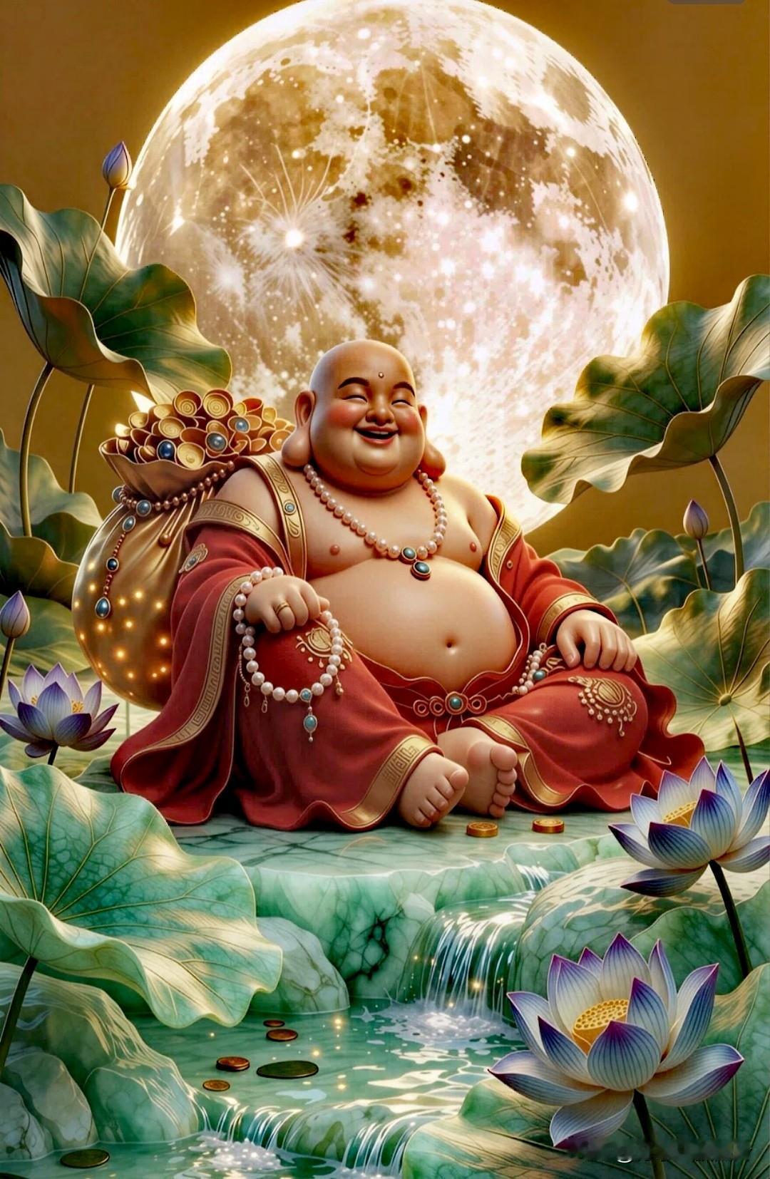 笑口常开，和气生财。