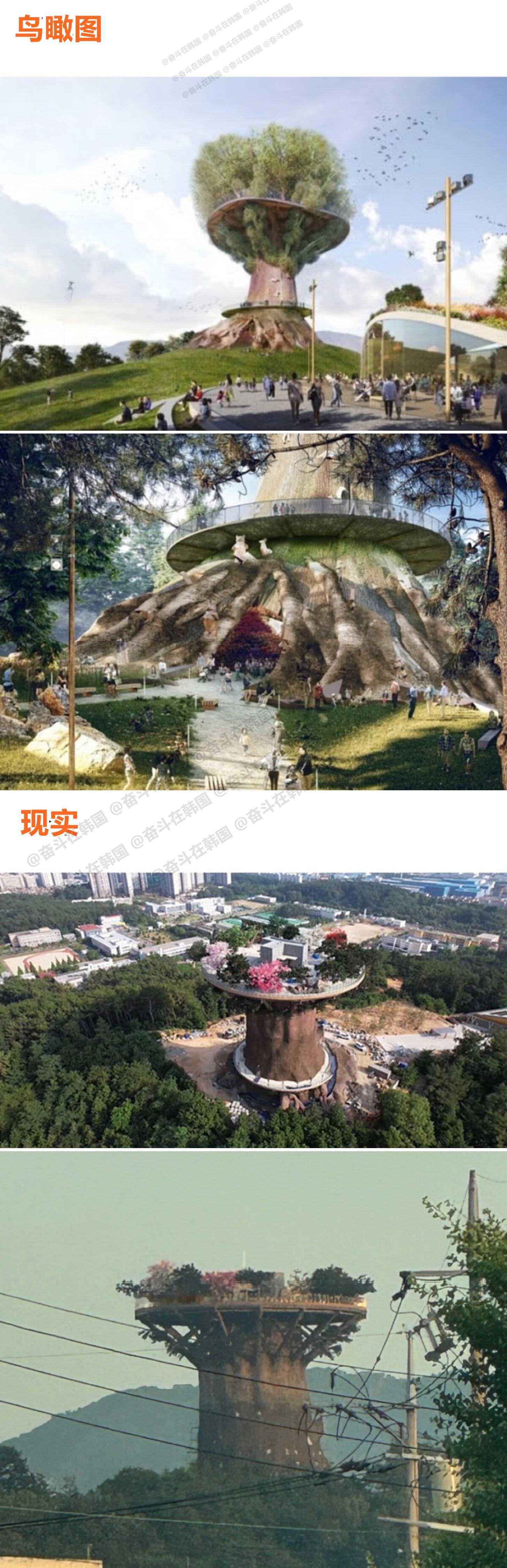 韩国现代建设鸟瞰图诈骗（昌原地标塔）[允悲] 海外新鲜事热点现场 ​​​