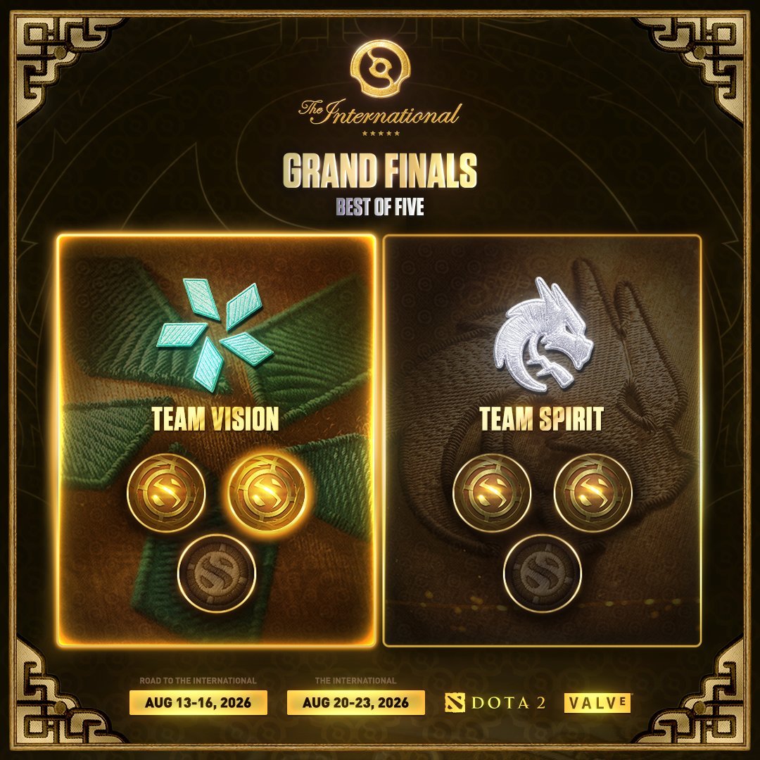 TI15总决赛Vision对阵Spirit战队BO5第四局，Vision在第四局