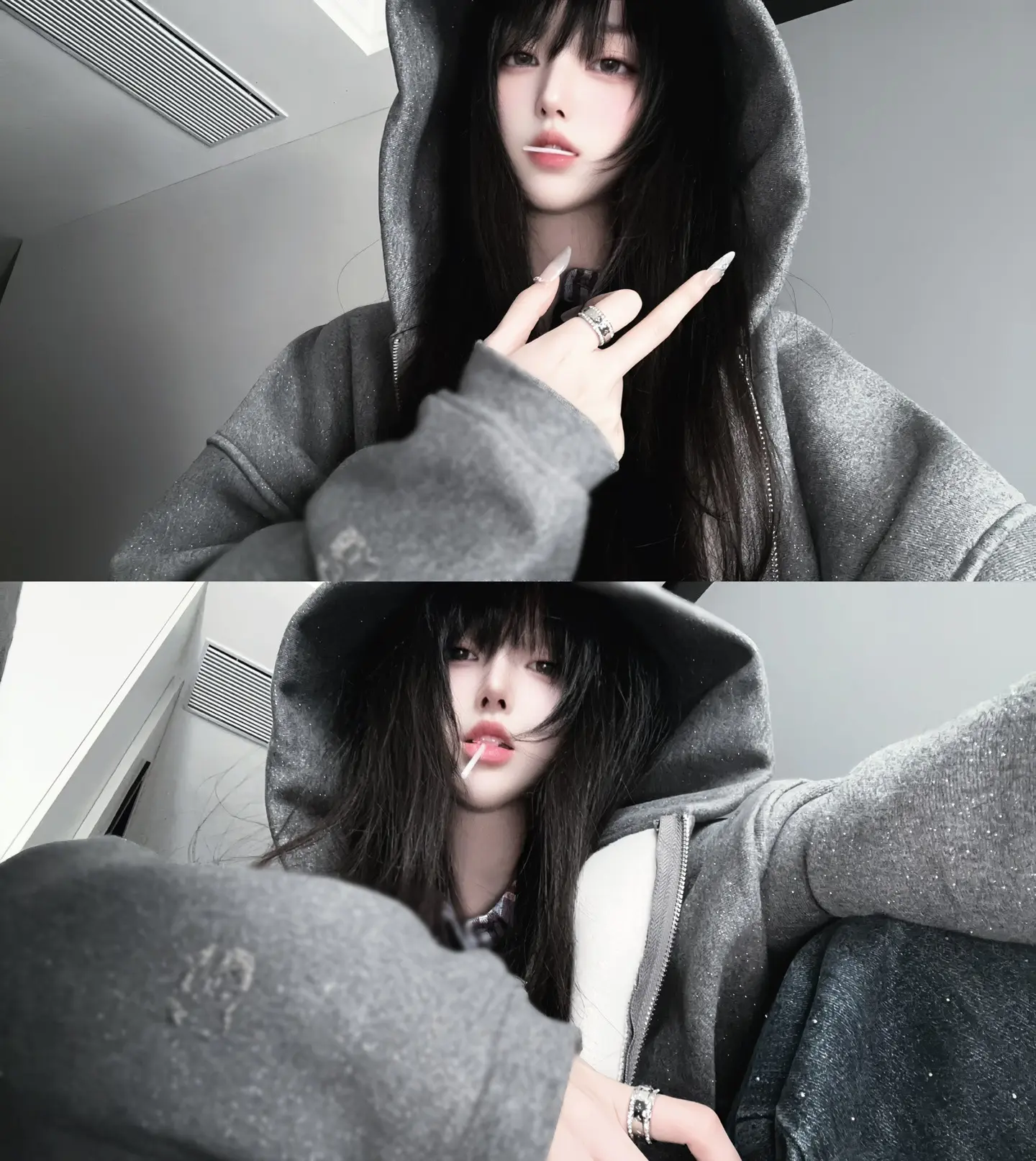 这么宅还这么装。