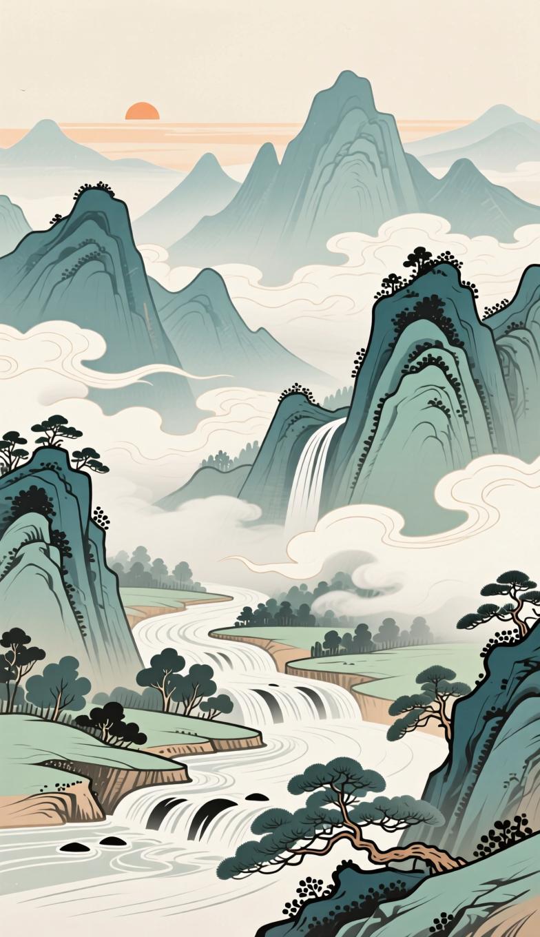 人这一生，有风雨也有暖阳。遇事不纠结，得失不强求，怀一份从容的心，走好脚下每一段