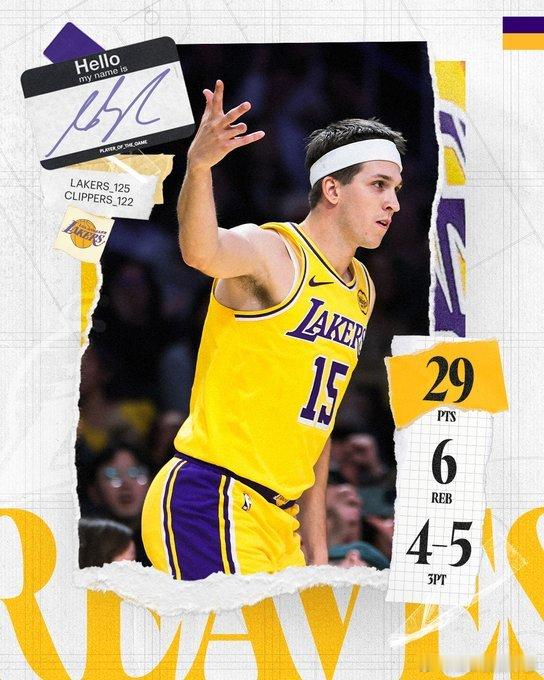 稳定发挥！里夫斯全场贡献29分6板2助2断，投篮15中9。里夫斯第三节独得12分