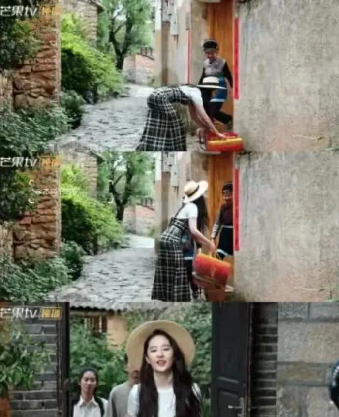 刘亦菲教我们：
弯腰拿东西不要弯腰，要屈髋
自然养成好的仪态蹲下去都不会驼背！ 