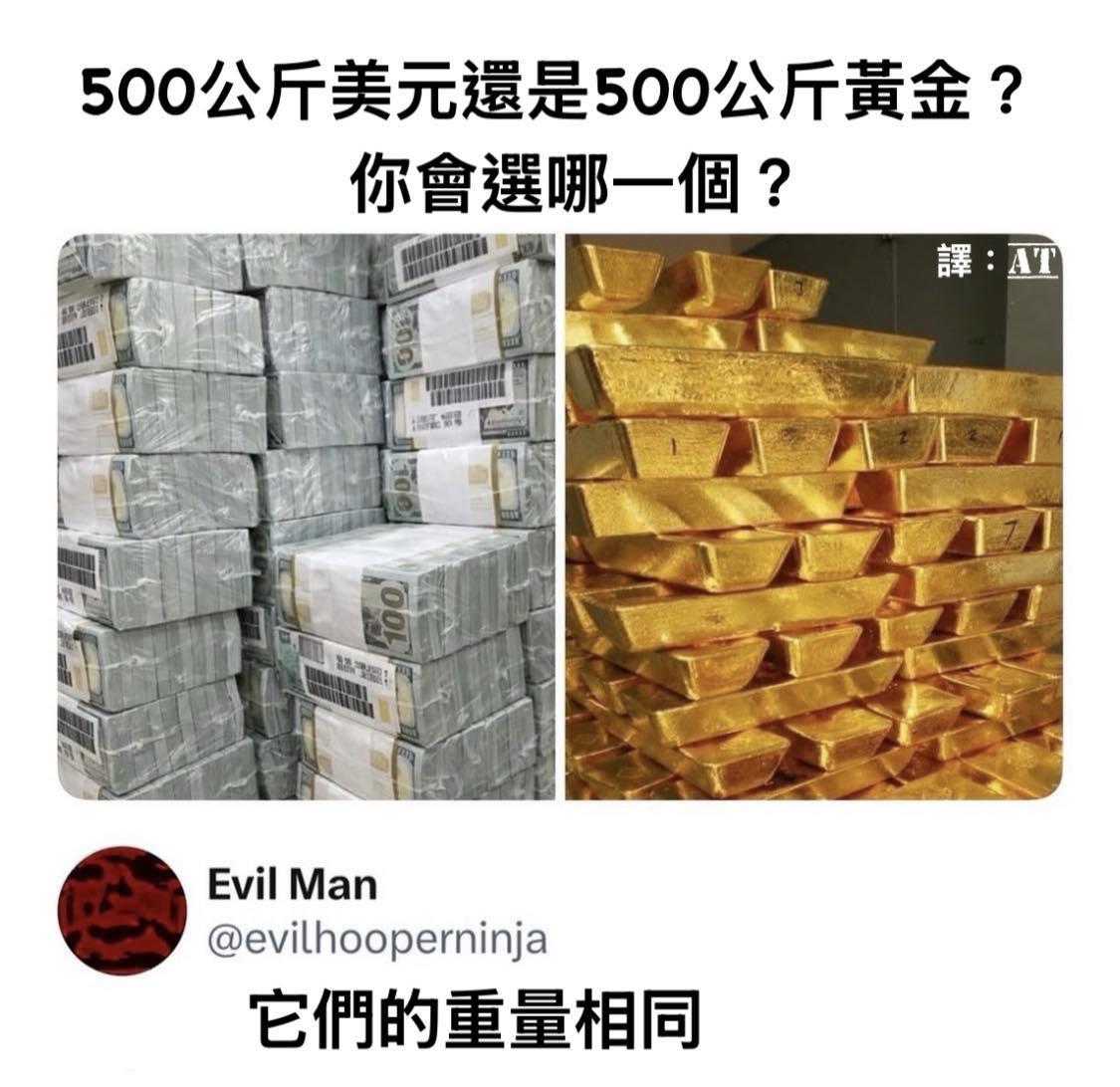 黄金是真的保值啊，现在的黄金价格已经超过美金的公斤价了，想象以前，黄金200多的