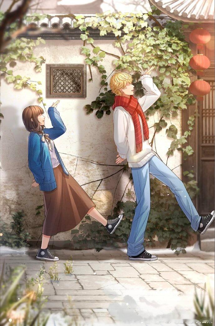 现在回看周年庆的照片真的好有日常感好甜[送花花]#恋与制作人# #乙女游戏# #