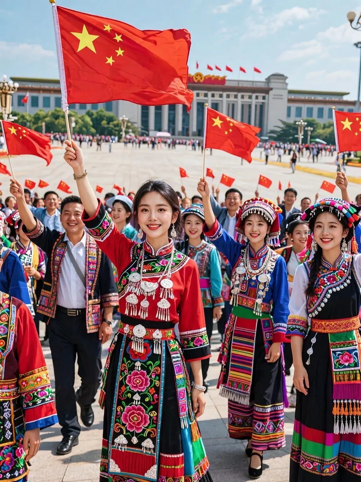 五千年岁月长河，已是过往！九百六十万平方公里，皆是希望！五十六个民族，就是温暖！