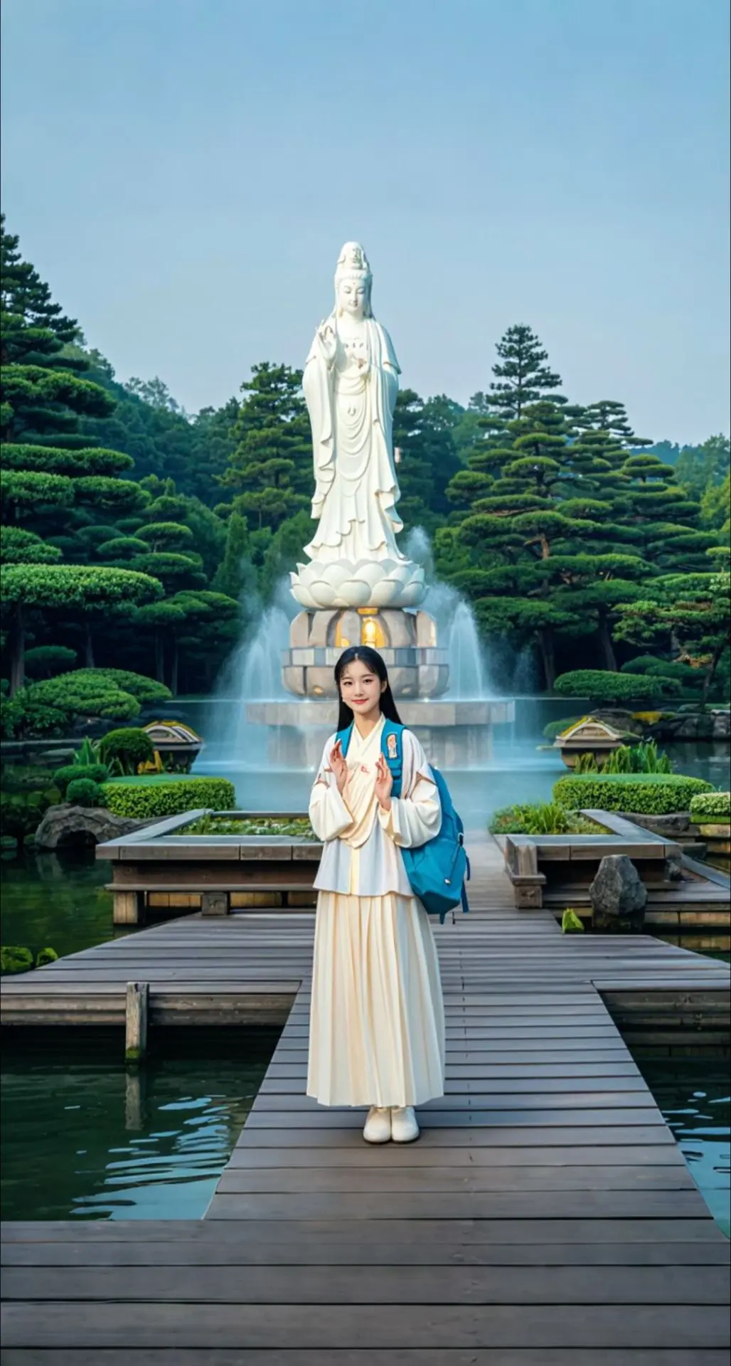 AI扩图 AI梵景佳人照