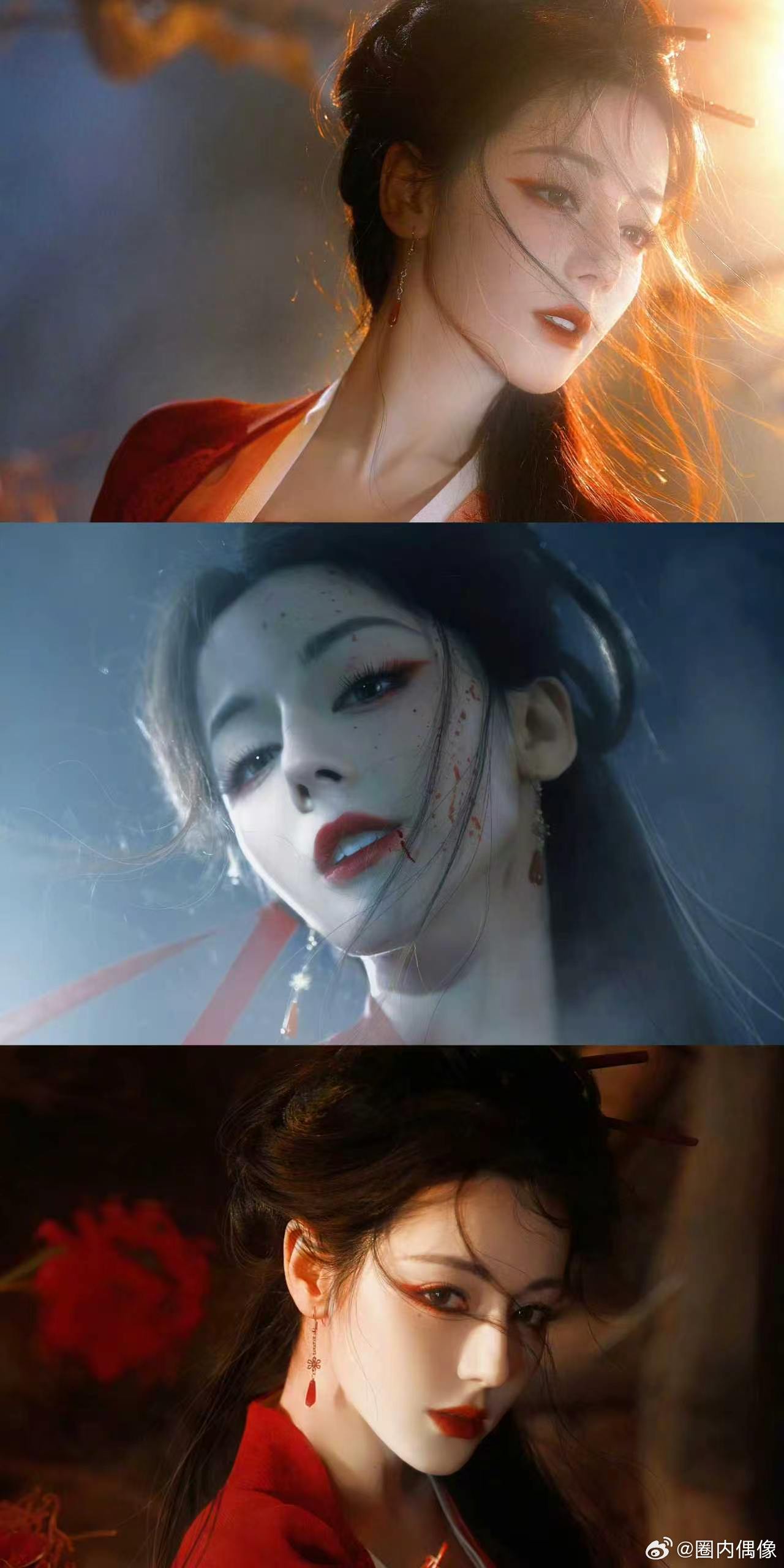 美妆柜姐全员开工画鬼王妆杭州白日提灯展太会整活！粉丝扎堆去专柜定制鬼王妆，柜哥柜