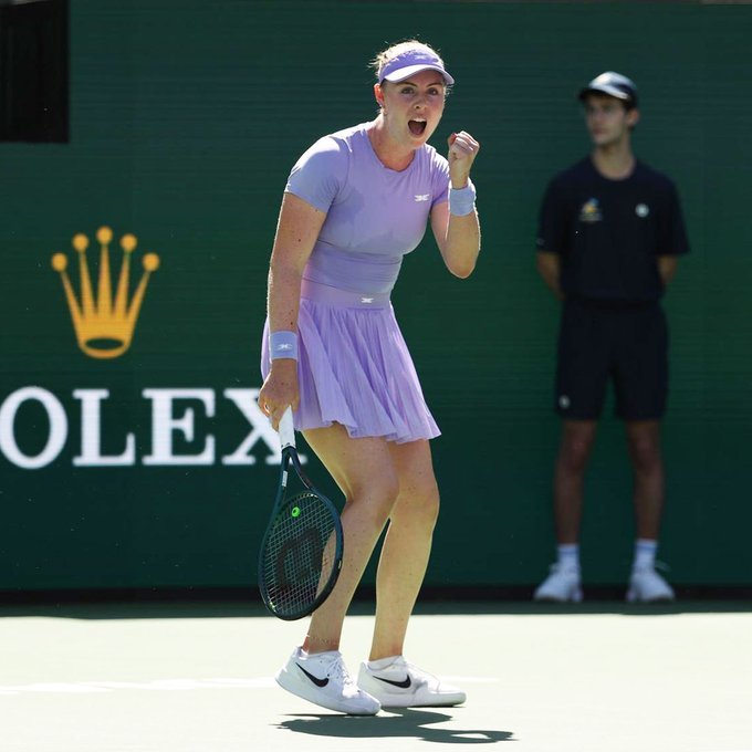 印第安维尔斯赛，萨巴伦卡6-2/6-4完胜大坂直美，晋级八强将战姆博科，后者6-